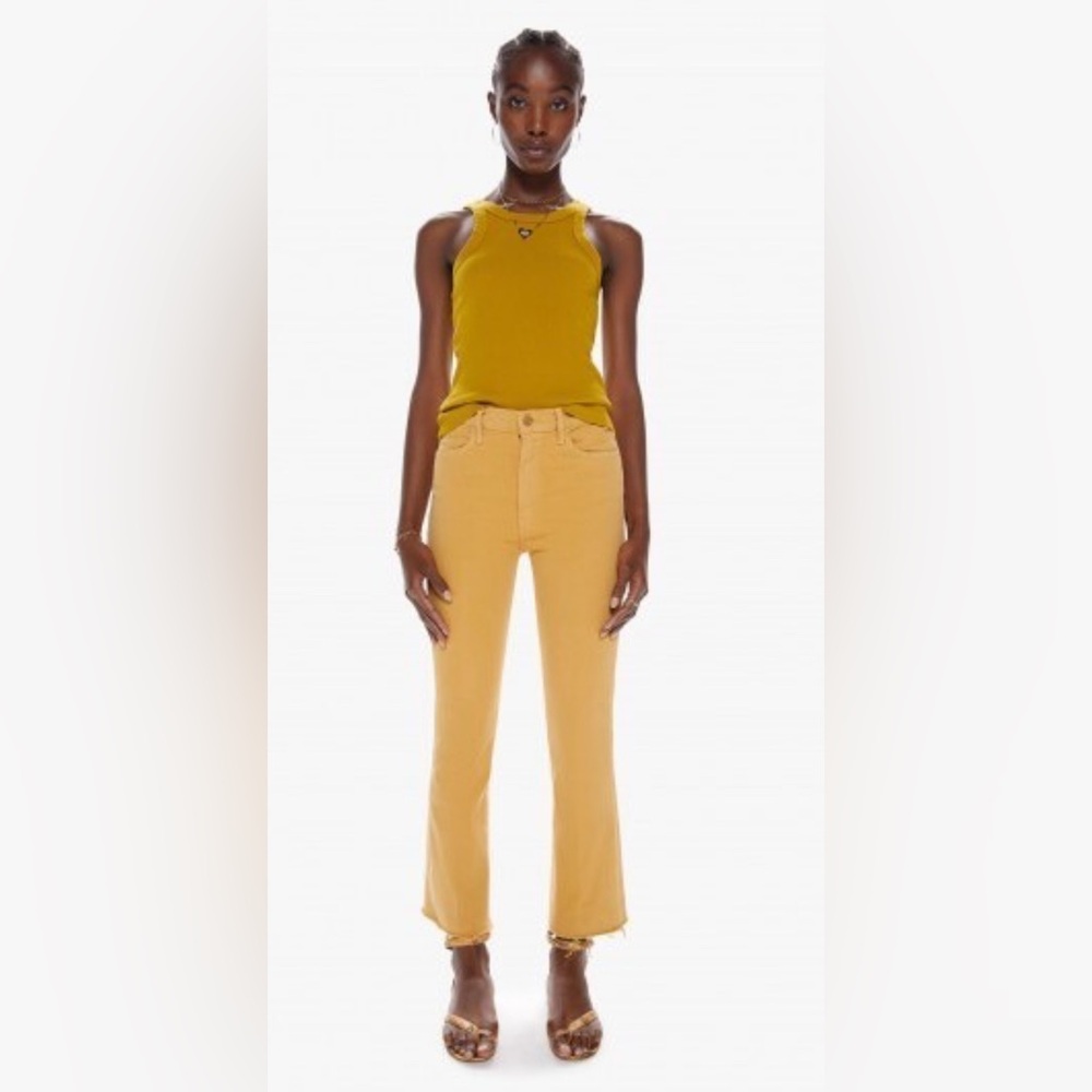 MOTHER The Hustler Ankle Fray Jeans